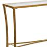2_Palin Antique Gold Glass Top Console Table more views