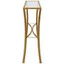 5_Palin Antique Gold Glass Top Console Table more views