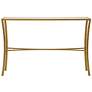 6_Palin Antique Gold Glass Top Console Table more views