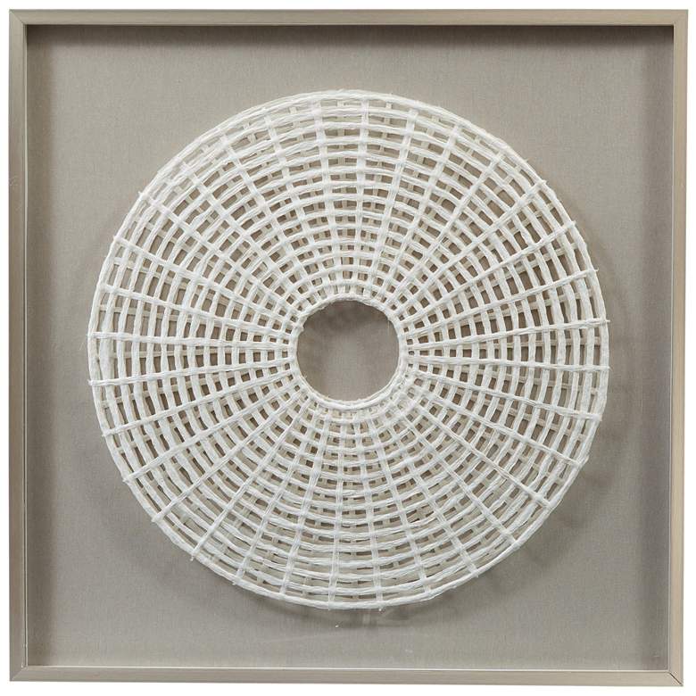 Image 1 Palindrome 36" x 36" White Wall Art