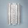 Palisade 14" High Tarnished Silver Wall Sconce