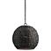 Palisades 16 1/2"W Bronze and Chestnut Outdoor Pendant Light