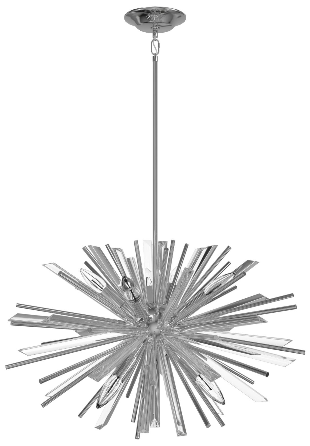 Palisades 24"W Sputnik Pendant in Chrome