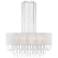 Palisades 39" Wide Chrome and Crystal Modern Chandelier Pendant Light