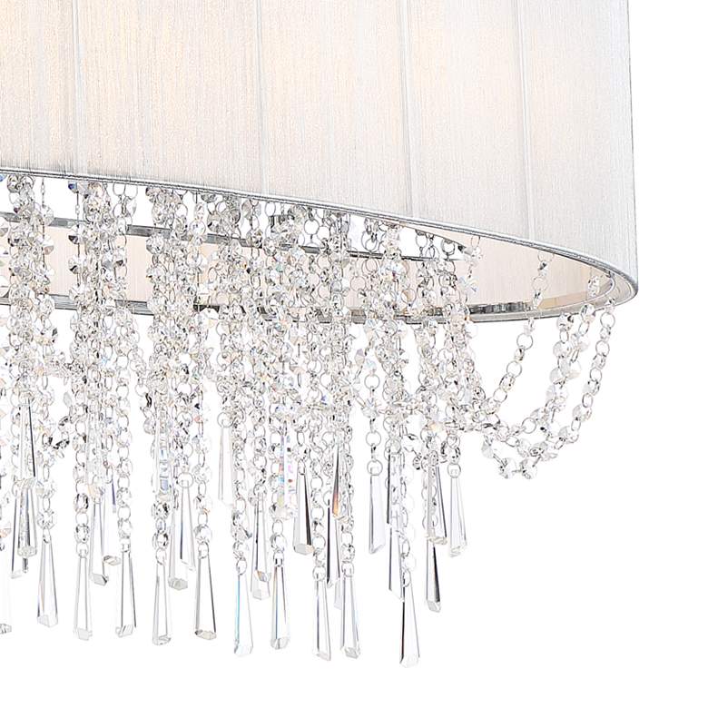 Image 3 Palisades 39" Wide Chrome and Crystal Modern Chandelier Pendant Light more views
