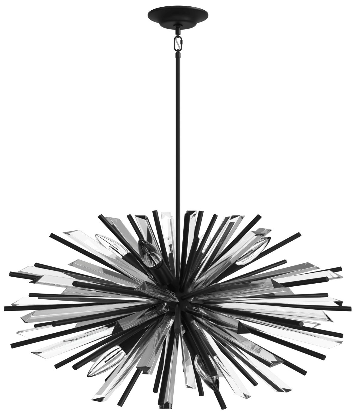 Palisades Ave. 39"W Pendant in Black