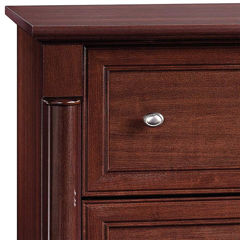 Image 3 Palladia 36 3/4" Wide Cherry 2-Drawer Lateral File Cabinet more views