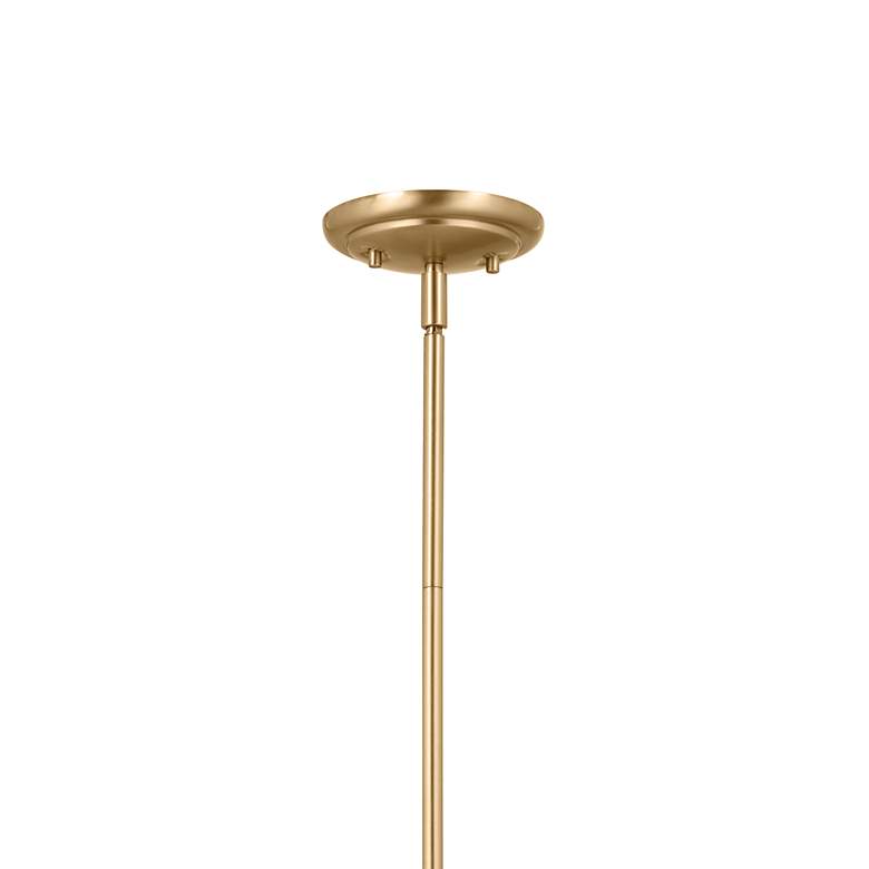 Image 7 Pallas 32 1/4" Wide Brushed Natural Brass 6-Light Chandelier more views