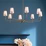 2_Pallas 42 3/4" Wide Brushed Natural Brass 8-Light Chandelier