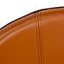Pallas Cognac Black Leather Armchair