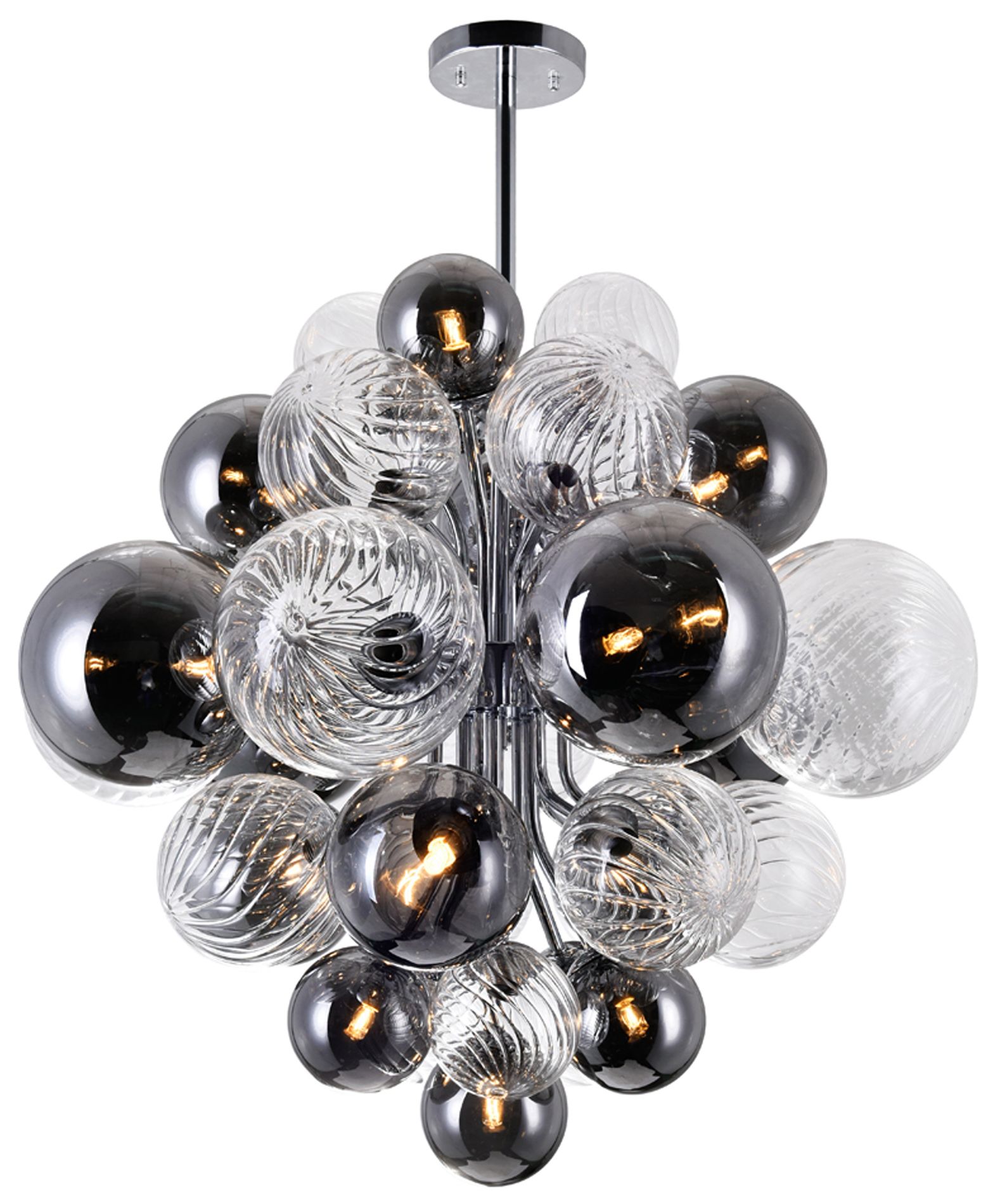 Pallocino 15 Light 25in Chrome Chandelier