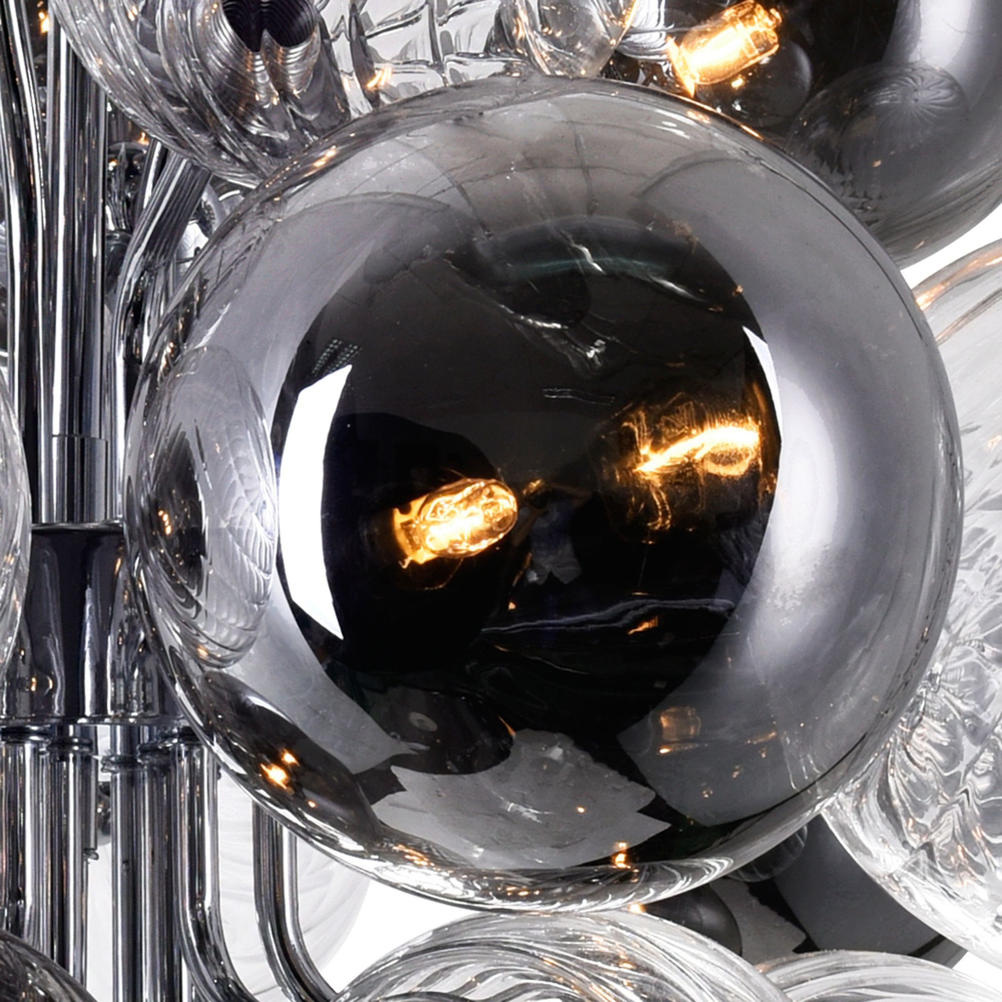 Image 5 Pallocino 15 Light 25in Chrome Chandelier more views