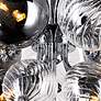 5_Pallocino 16"W Chrome Chandelier w/ Clear and Tinted Glass more views
