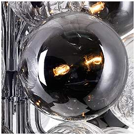 Image5 of Pallocino 25" Wide Chrome 15-Light Chandelier more views