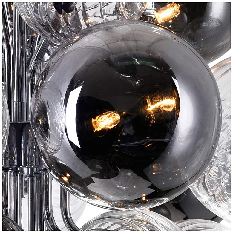 Image 5 Pallocino 25" Wide Chrome 15-Light Chandelier more views