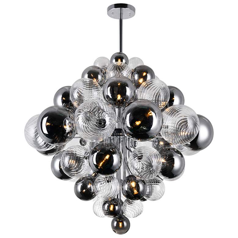 Image 1 Pallocino 27 Light Chandelier With Chrome Finish