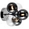 Pallocino 3 Light Sconce With Chrome Finish