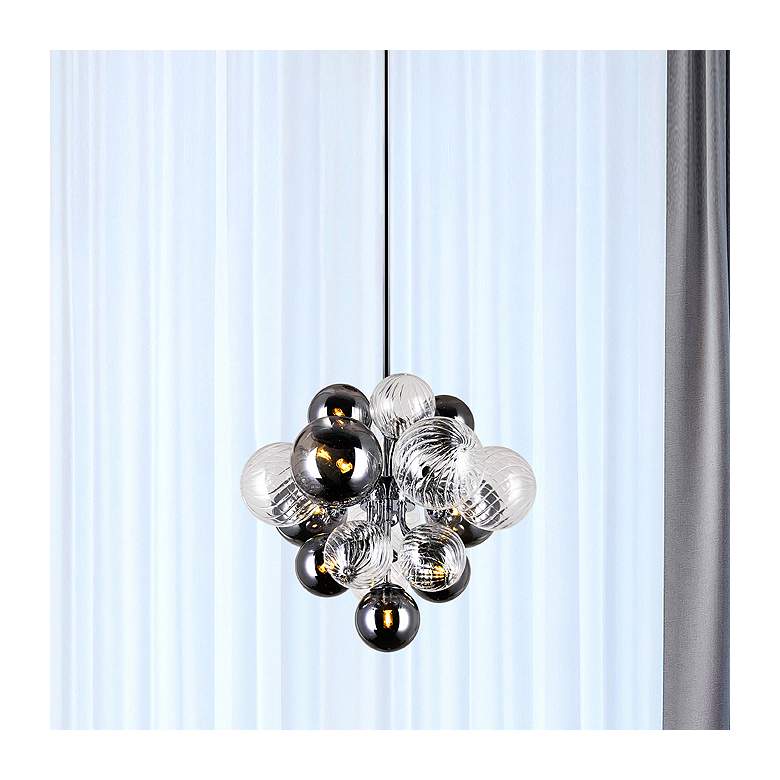 Image 1 Pallocino 8 Light Chandelier With Chrome Finish