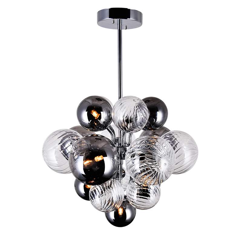 Image 3 Pallocino 8 Light Chandelier With Chrome Finish more views