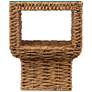 4_Pallston 18" Wide Natural Water Hyacinth Accent Table more views