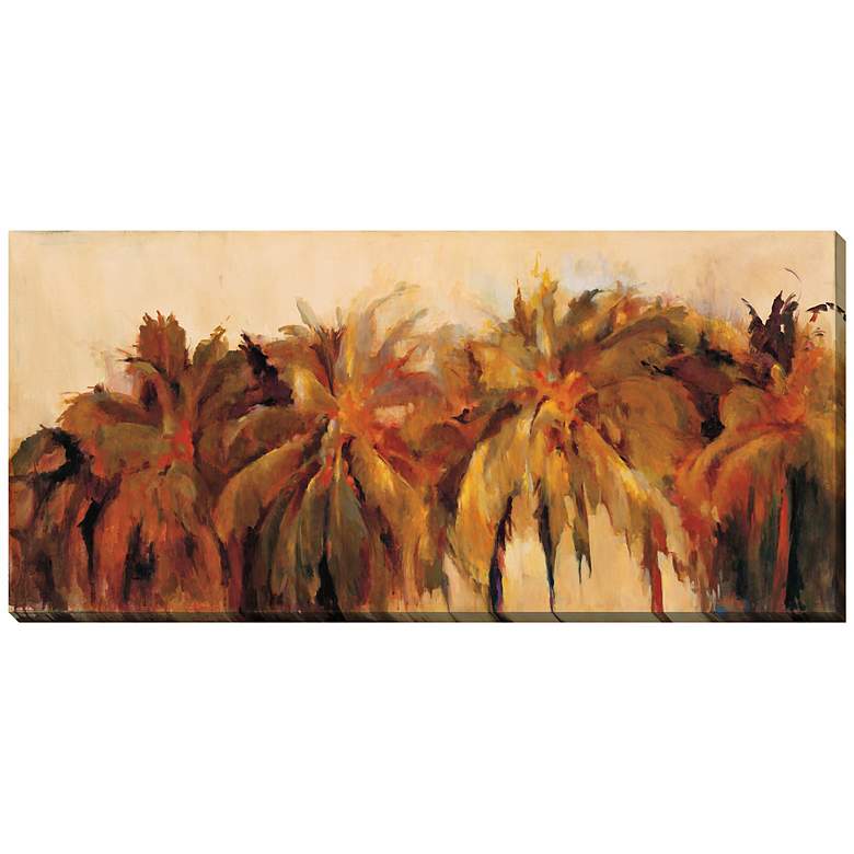 Image 1 Palm Avenue Limited Edition Giclee 48 inch Wide Wall Art