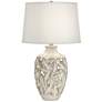 Palm Bay Beige Almond Table Lamp with Night Light