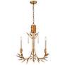 Palm d'Or 3 Light Chandelier