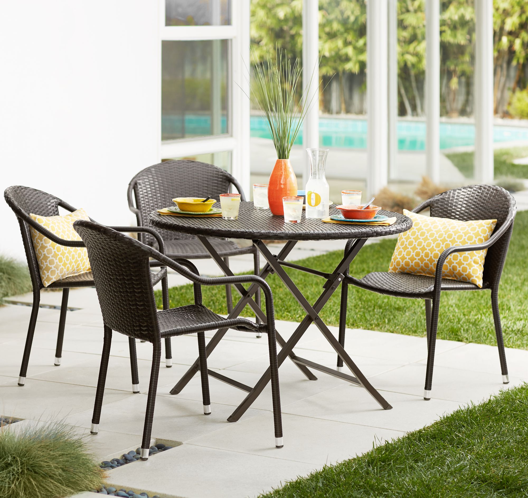 palm harbor outdoor wicker coffee table