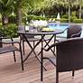 Palm Harbor Outdoor Wicker 5-Piece Cafe Dining Set