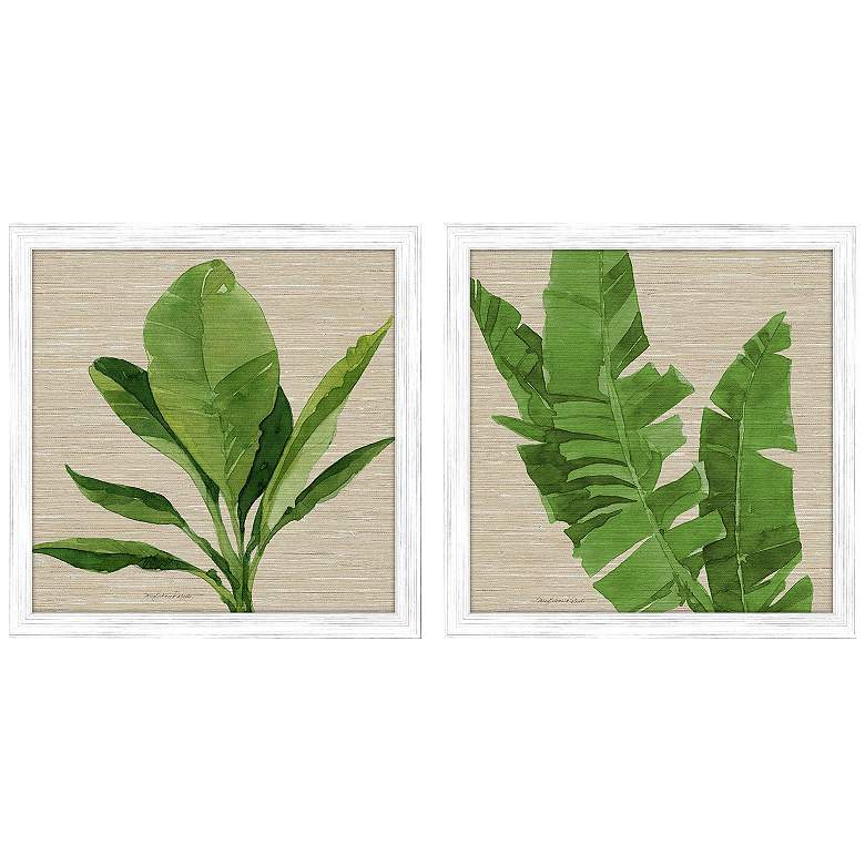 Image 1 Palm Isle I 26"W x 26"H Framed Art Set of 2