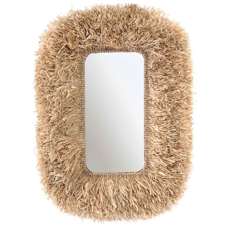 Image 1 Palm Natural Sisal Rectangular Wall Mirror