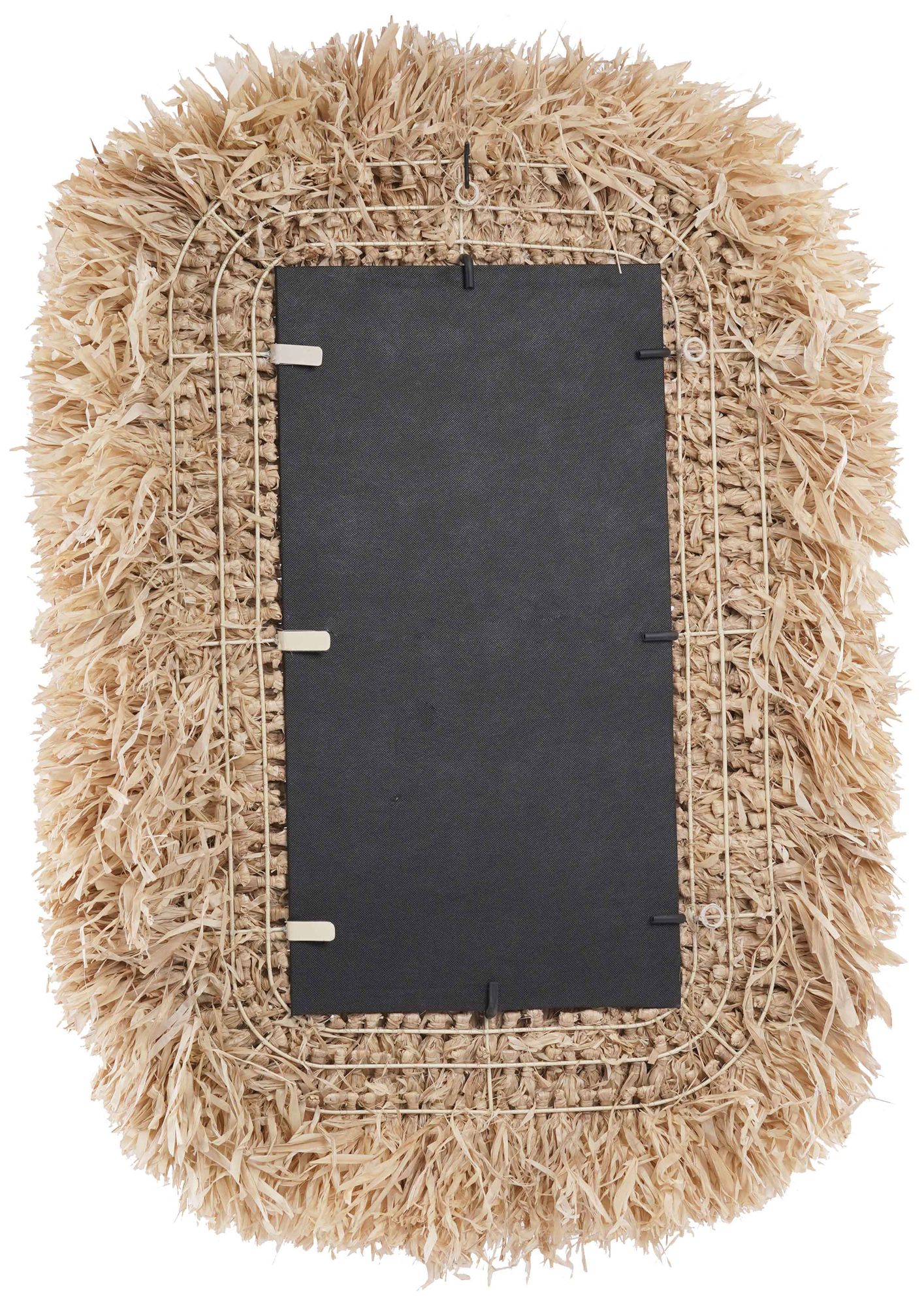 Thumbnail4 of Palm Natural Sisal Rectangular Wall Mirror more views