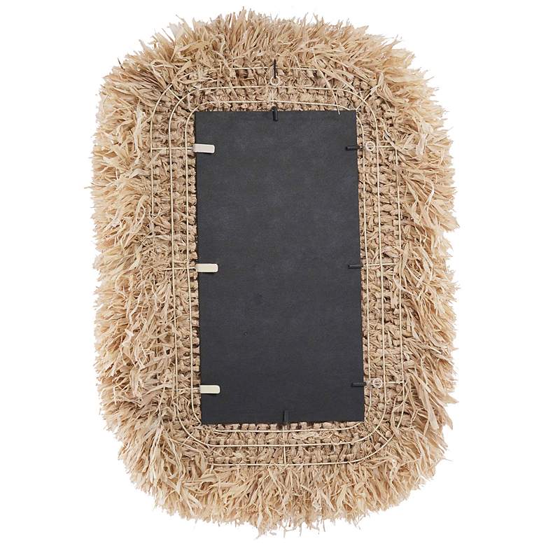 Image 4 Palm Natural Sisal Rectangular Wall Mirror more views