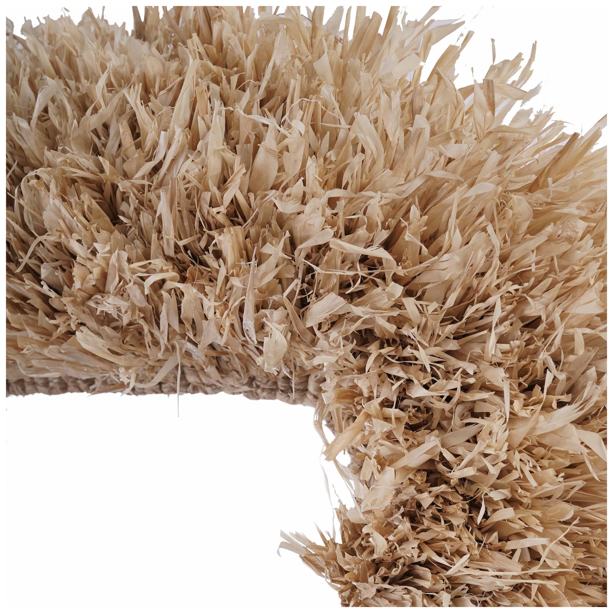 Palm Natural Sisal Rectangular Wall Mirror