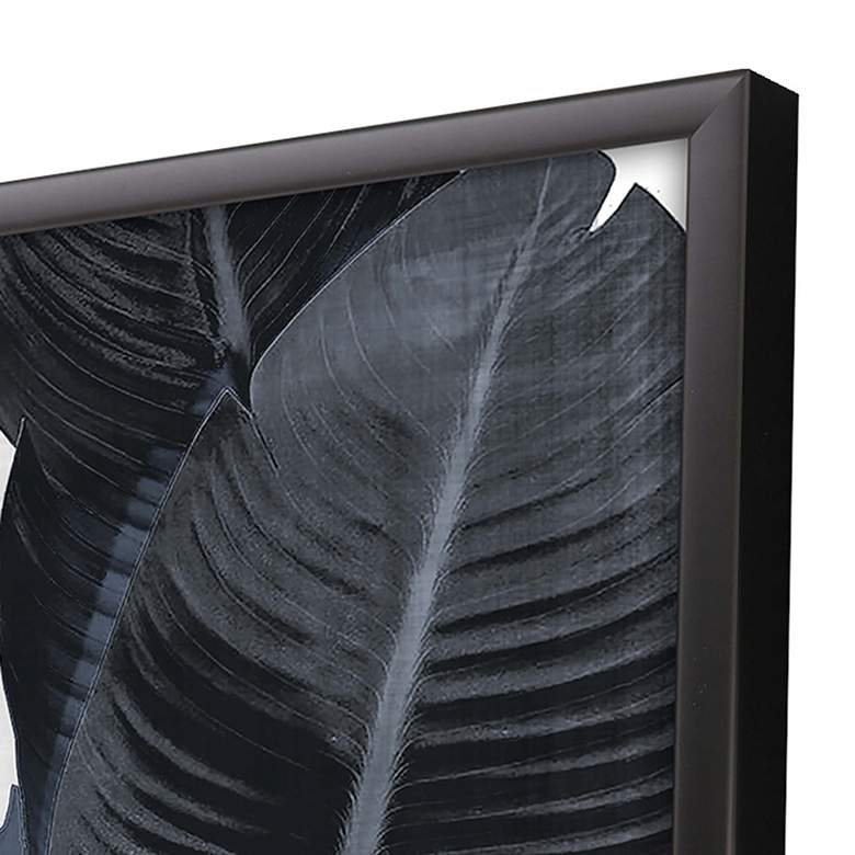 Image 2 Palm Noir I 51" High Shadow Box Giclee Framed Wall Art more views