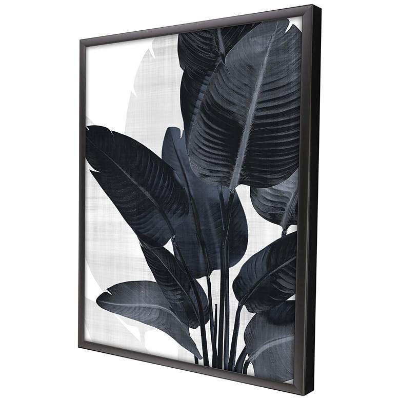 Image 3 Palm Noir I 51" High Shadow Box Giclee Framed Wall Art more views