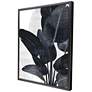 Palm Noir I 51" High Shadow Box Giclee Framed Wall Art