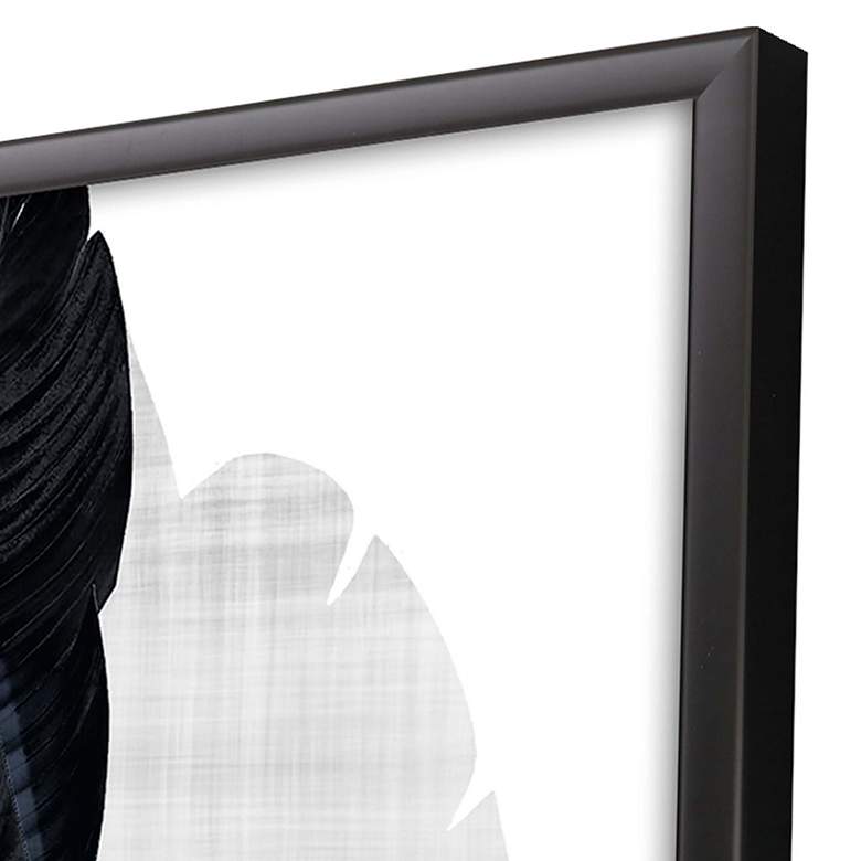 Image 2 Palm Noir II 51" High Shadow Box Giclee Framed Wall Art more views