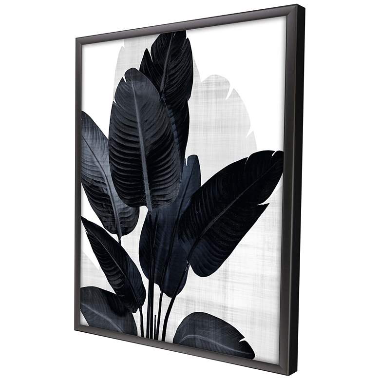 Image 3 Palm Noir II 51" High Shadow Box Giclee Framed Wall Art more views