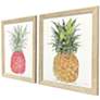 3_Palm Pineapples 19"W x 23"H Framed Art - Set of 2 more views