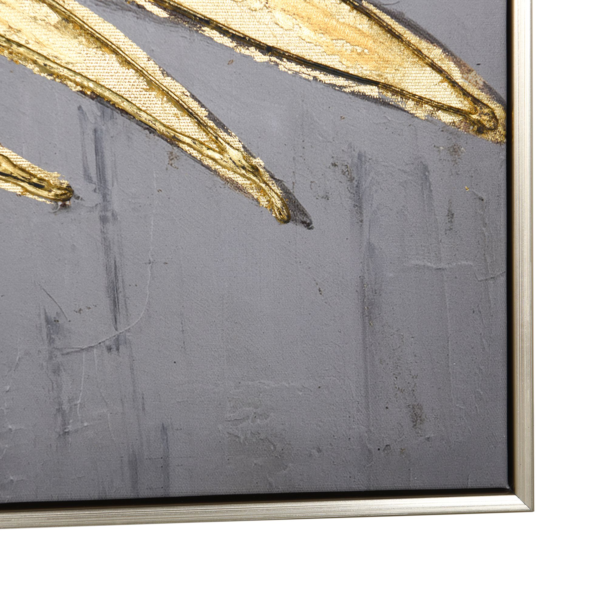 Image 6 Palm Play II 30"W x 30"H Hand Embellished Framed Canvas Wall Art more views