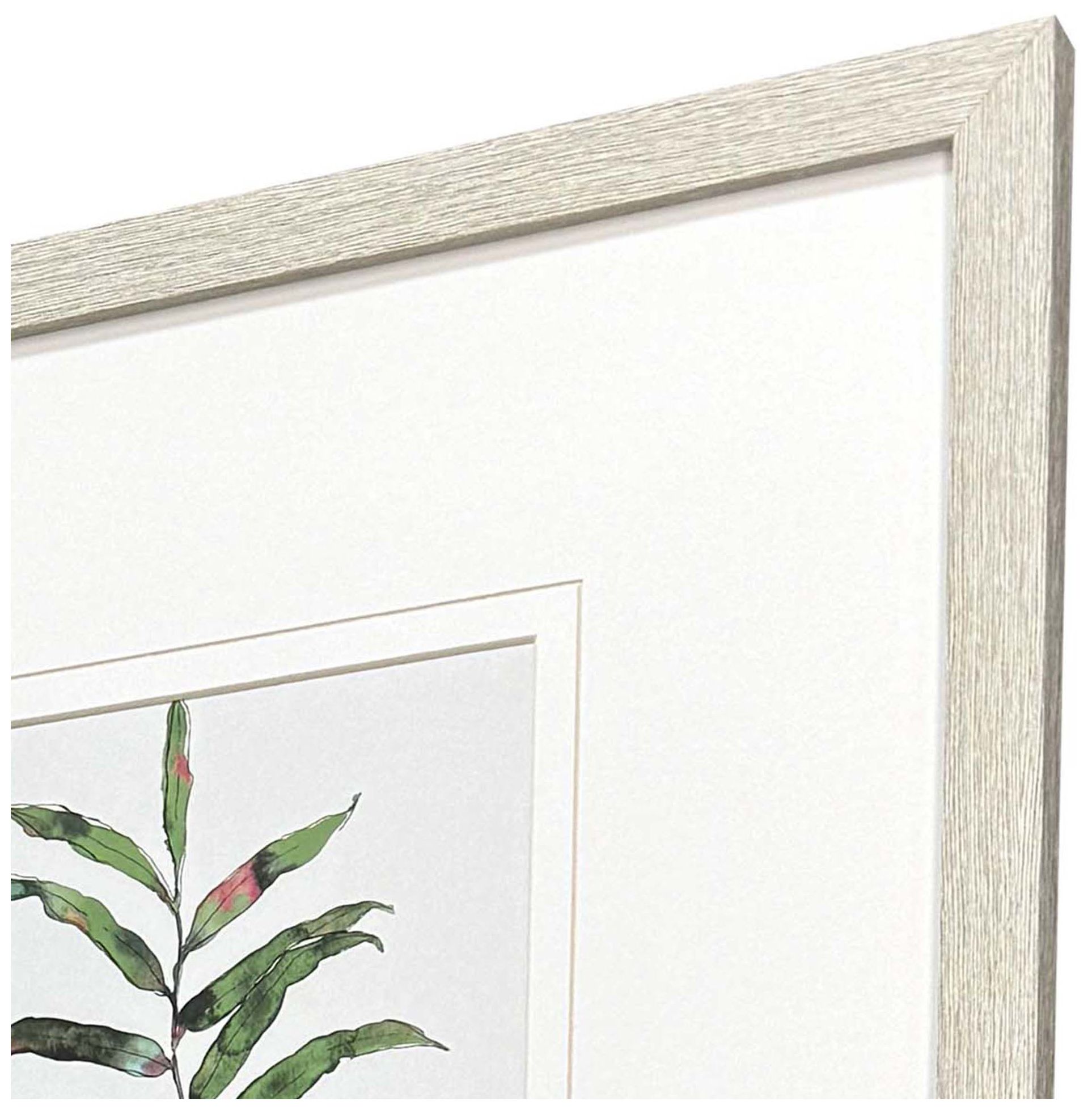 Image 4 Palm Springs Leaves 17"W x 17"H Framed Art - Set of 4 more views