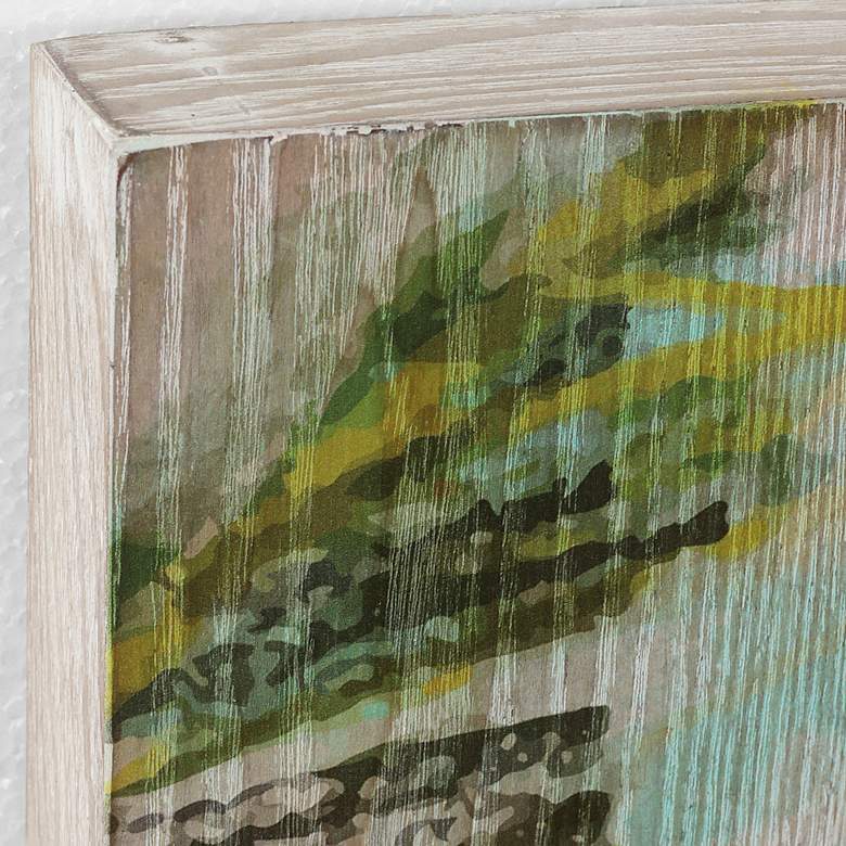 Image 3 Palm Tree Wimsy II 48" High Giclee Printed Wood Wall Art more views