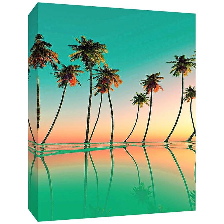 Image 1 Palm Trees 24 inch High Canvas Wall Art