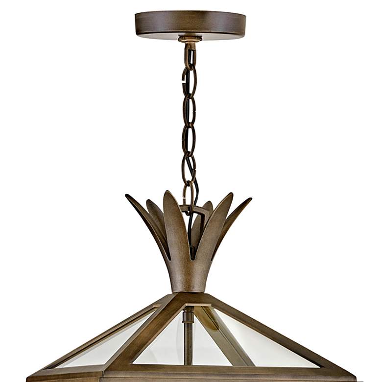 Image 2 Palma 21 1/2 inch High Burnished Bronze Outdoor Hanging Light more views