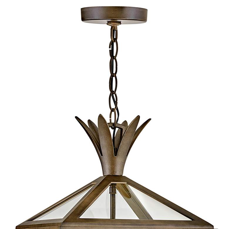 Image 3 Palma 21 1/2" High Burnished Bronze Outdoor Hanging Light more views
