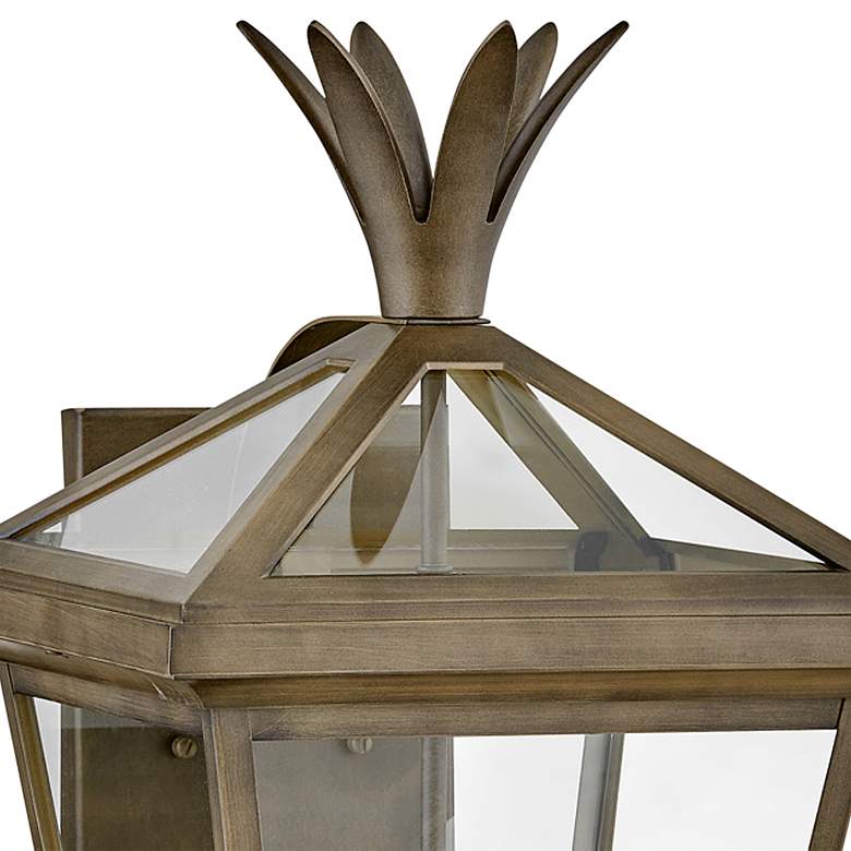 Image 2 Palma 21 1/2"H Burnished Bronze 3-Light Outdoor Wall Light more views