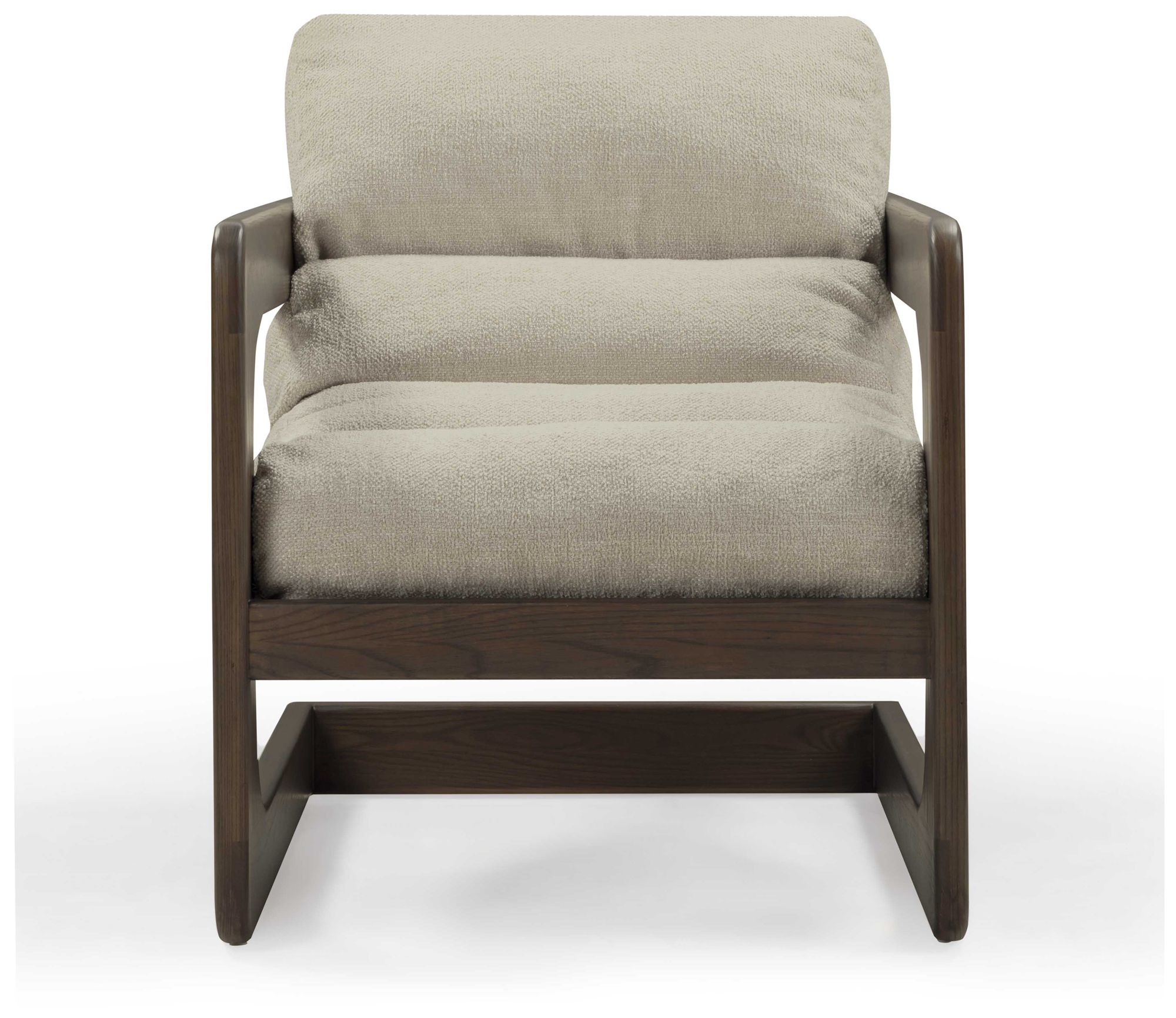 Image 2 Palma Cream Textured Weave Accent Chair more views