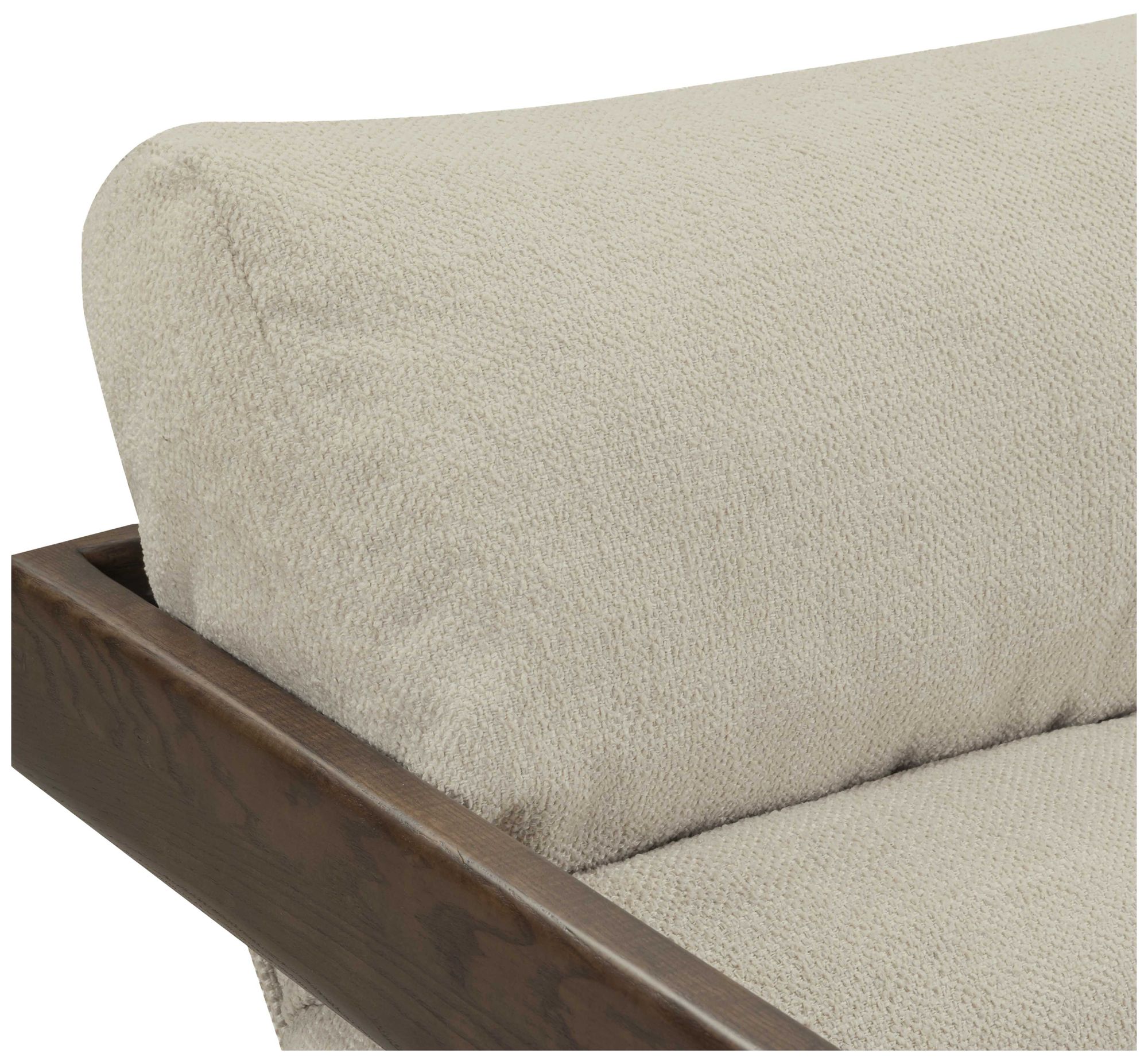 Image 6 Palma Cream Textured Weave Accent Chair more views