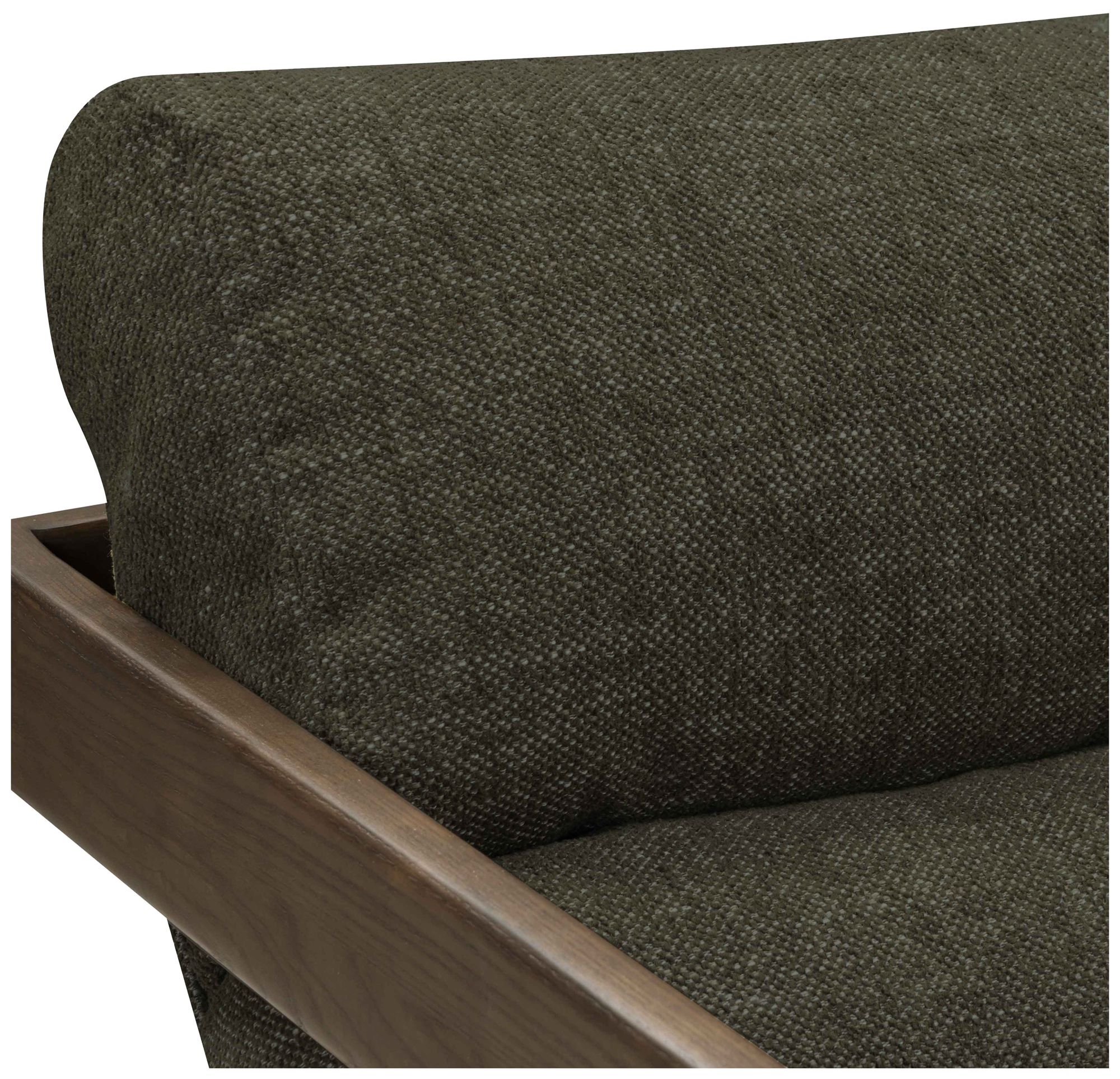 Image 6 Palma Forest Green Textured Weave Accent Chair more views